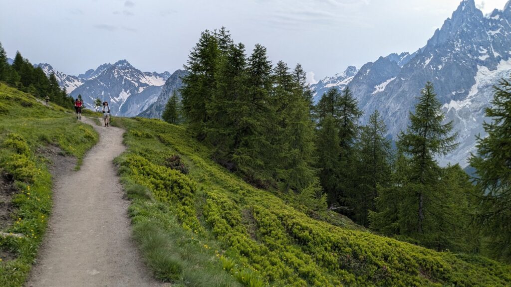 trail Tour du Mont Blanc, Courmayeur → Tronchey