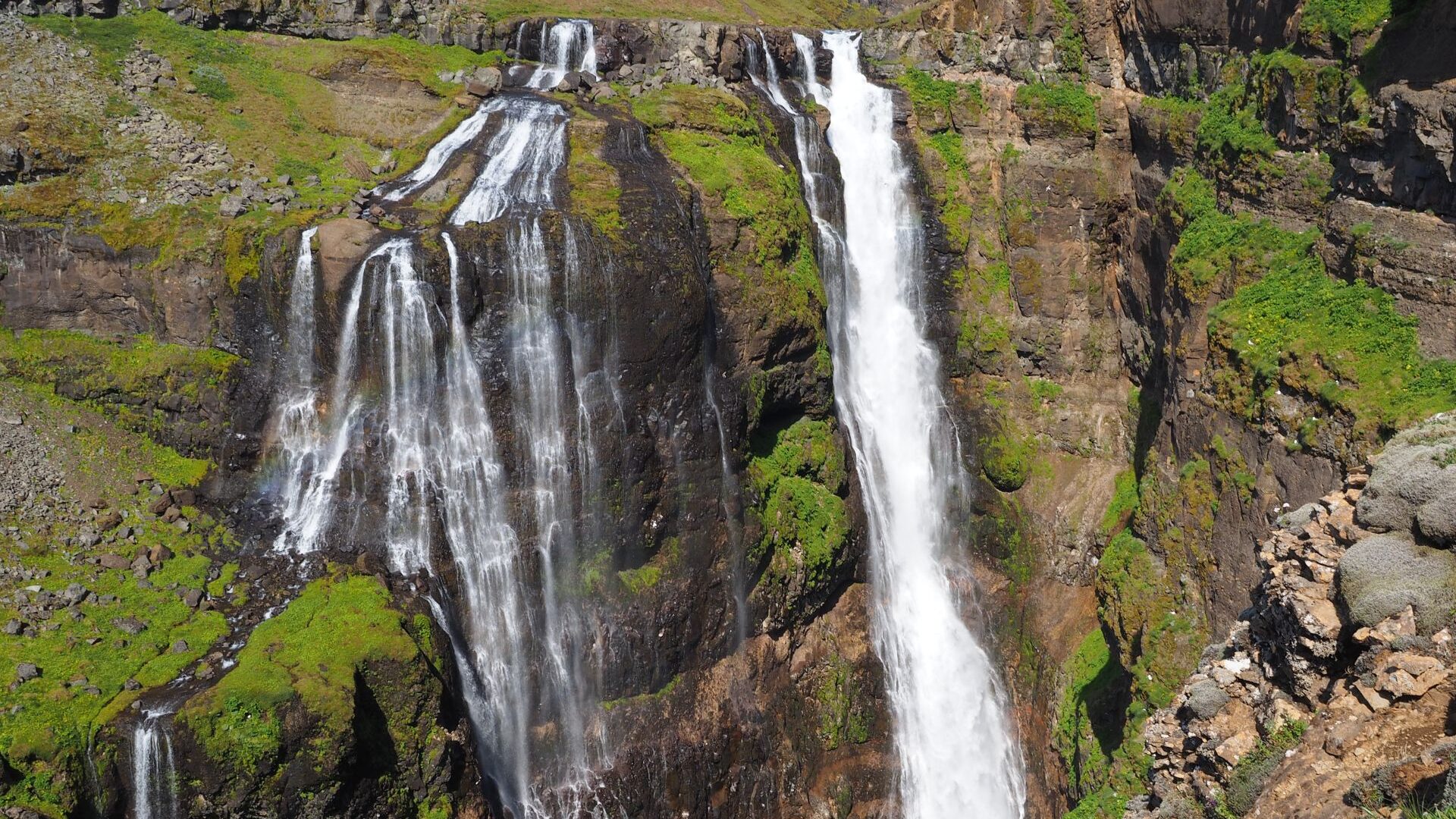 Glymur, Iceland's second-highest waterfall, Iceland